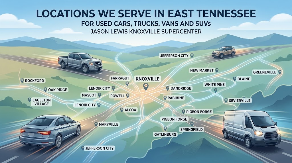 Locations We Serve for Buyers of Used Cars, Trucks, Vans and SUVs